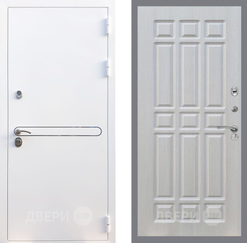 Входная металлическая Дверь Рекс (REX) 27 FL-33 Лиственница беж в Троицк