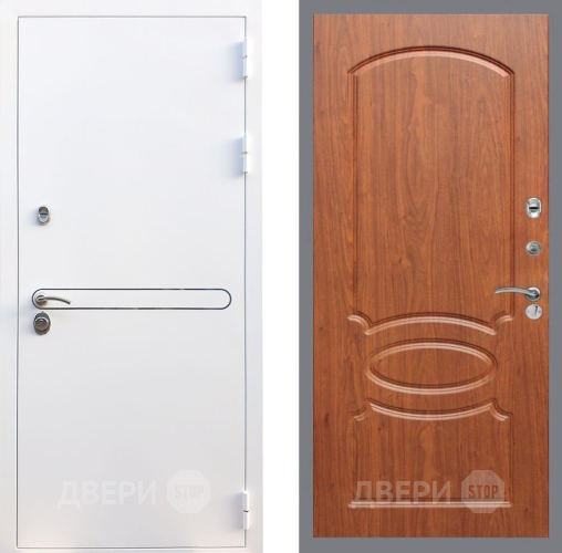 Входная металлическая Дверь Рекс (REX) 27 FL-128 Морёная берёза в Троицк