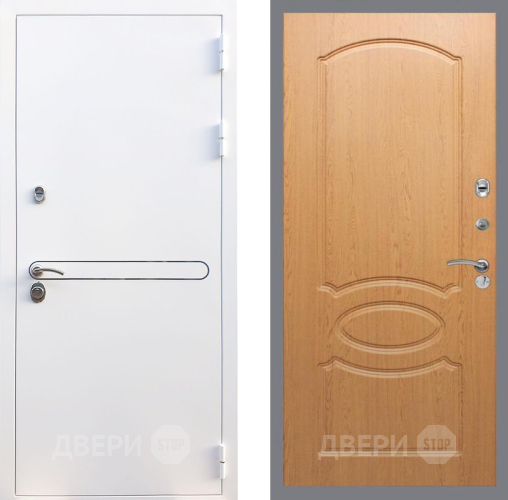 Входная металлическая Дверь Рекс (REX) 27 FL-128 Дуб в Троицк