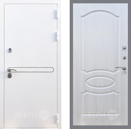 Входная металлическая Дверь Рекс (REX) 27 FL-128 Лиственница беж в Троицк