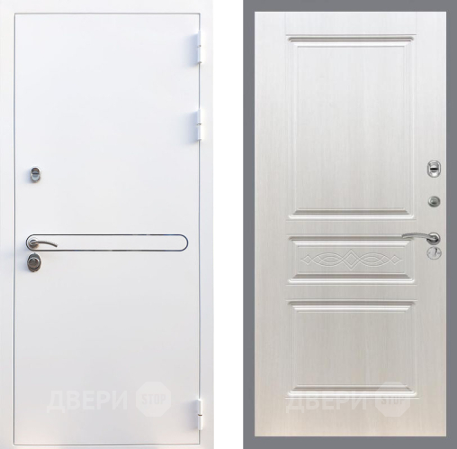 Входная металлическая Дверь Рекс (REX) 27 FL-243 Лиственница беж в Троицк