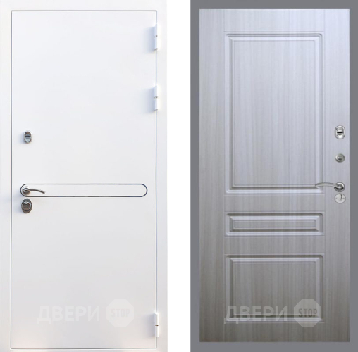 Входная металлическая Дверь Рекс (REX) 27 FL-243 Сандал белый в Троицк