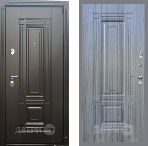 Входная металлическая Дверь Рекс (REX) 9 FL-2 Сандал грей в Троицк