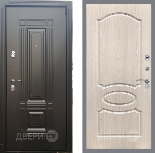 Дверь Рекс (REX) 9 FL-128 Беленый дуб в Троицк