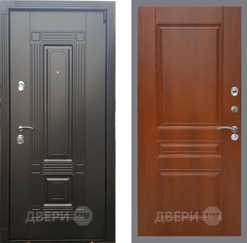 Входная металлическая Дверь Рекс (REX) 9 FL-243 Итальянский орех в Троицк