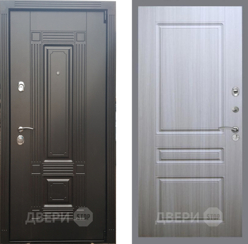 Входная металлическая Дверь Рекс (REX) 9 FL-243 Сандал белый в Троицк