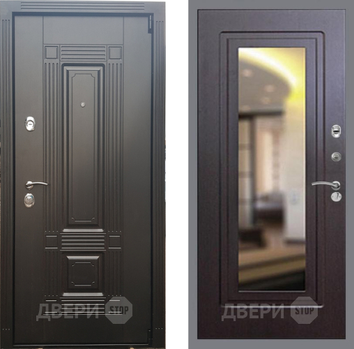 Входная металлическая Дверь Рекс (REX) 9 FLZ-120 Венге в Троицк