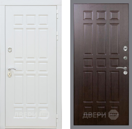 Входная металлическая Дверь Рекс (REX) 8 Силк Сноу FL-33 Венге в Троицк