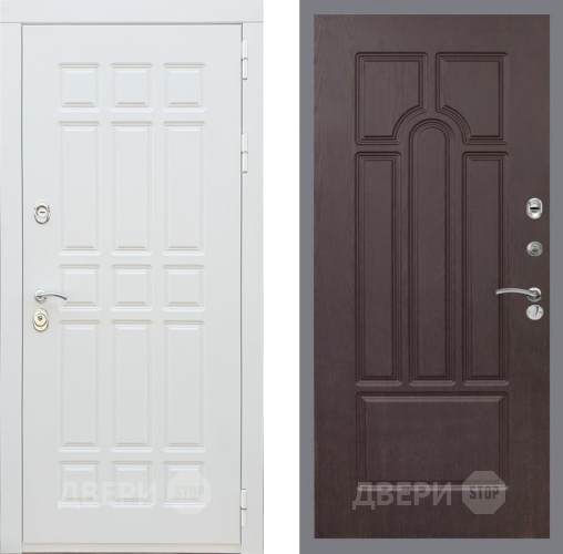 Входная металлическая Дверь Рекс (REX) 8 Силк Сноу FL-58 Венге в Троицк