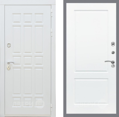 Входная металлическая Дверь Рекс (REX) 8 Силк Сноу FL-117 Силк Сноу в Троицк