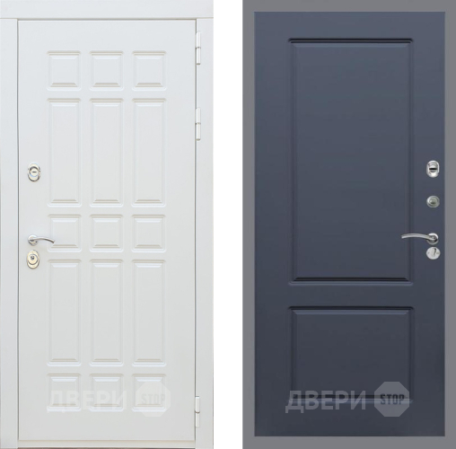 Входная металлическая Дверь Рекс (REX) 8 Силк Сноу FL-117 Силк титан в Троицк