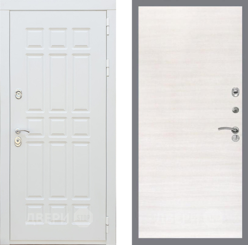 Входная металлическая Дверь Рекс (REX) 8 Силк Сноу GL Акация в Троицк