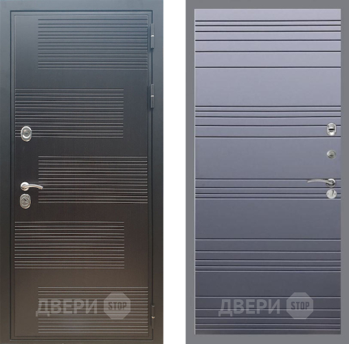 Входная металлическая Дверь Рекс (REX) премиум 185 Line Силк титан в Троицк