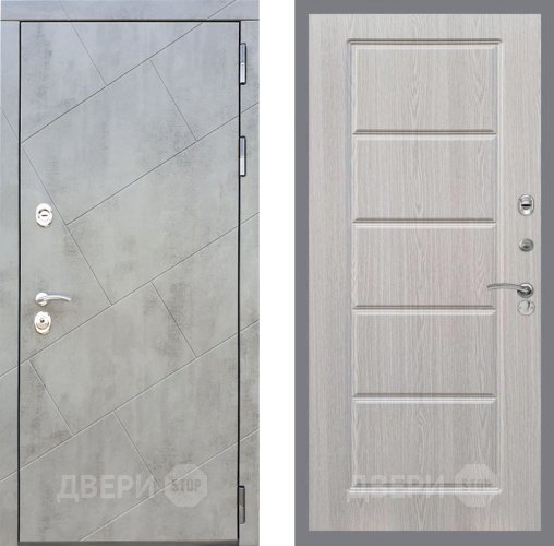 Входная металлическая Дверь Рекс (REX) 22 FL-39 Беленый дуб в Троицк