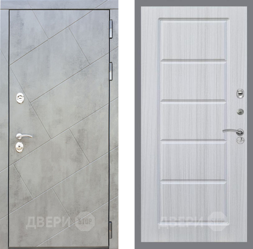 Входная металлическая Дверь Рекс (REX) 22 FL-39 Сандал белый в Троицк