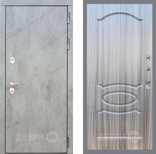 Входная металлическая Дверь Рекс (REX) 22 FL-128 Сандал грей в Троицк