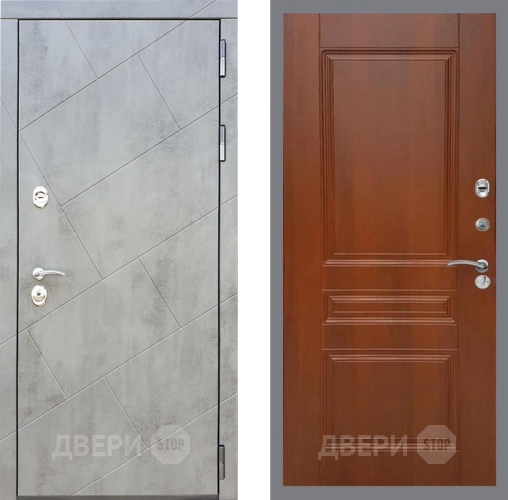 Входная металлическая Дверь Рекс (REX) 22 FL-243 Итальянский орех в Троицк