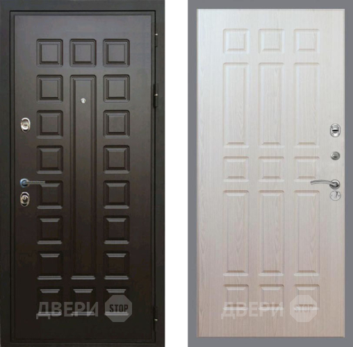 Входная металлическая Дверь Рекс (REX) Премиум 3к FL-33 Беленый дуб в Троицк