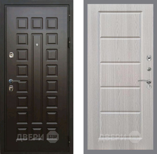 Входная металлическая Дверь Рекс (REX) Премиум 3к FL-39 Беленый дуб в Троицк