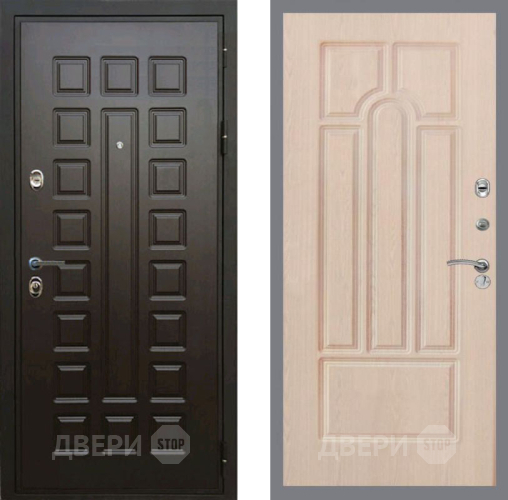 Входная металлическая Дверь Рекс (REX) Премиум 3к FL-58 Беленый дуб в Троицк