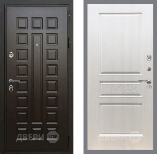 Входная металлическая Дверь Рекс (REX) Премиум 3к FL-243 Лиственница беж в Троицк