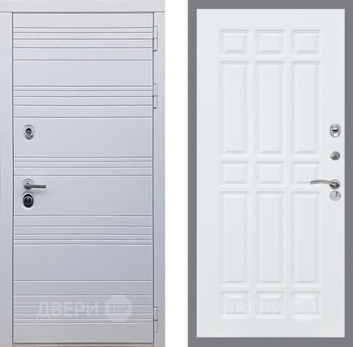 Входная металлическая Дверь Рекс (REX) 14 Силк Сноу FL-33 Силк Сноу в Троицк