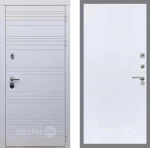 Входная металлическая Дверь Рекс (REX) 14 Силк Сноу FL-290 Силк Сноу в Троицк