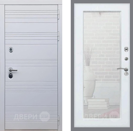 Дверь Рекс (REX) 14 Силк Сноу Зеркало Пастораль Силк Сноу в Троицк