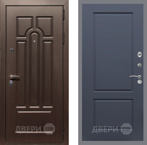 Входная металлическая Дверь Рекс (REX) Эврика FL-117 Силк титан в Троицк