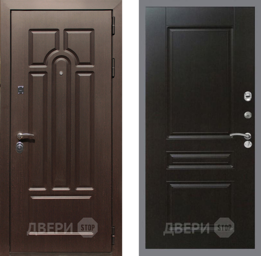 Дверь Рекс (REX) Эврика FL-243 Венге в Троицк