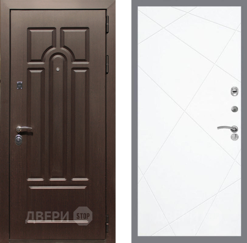 Дверь Рекс (REX) Эврика FL-291 Силк Сноу в Троицк