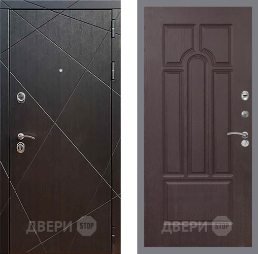Входная металлическая Дверь Рекс (REX) 13 Венге FL-58 Венге в Троицк