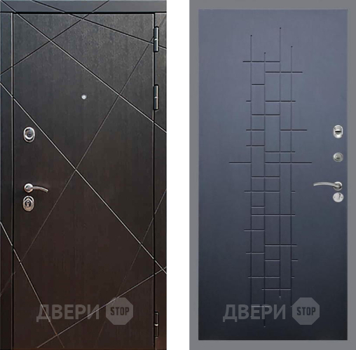 Входная металлическая Дверь Рекс (REX) 13 Венге FL-289 Ясень черный в Троицк