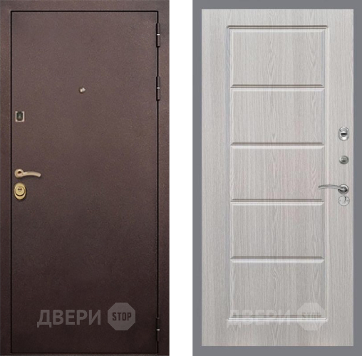 Входная металлическая Дверь Рекс (REX) Лайт 3К FL-39 Беленый дуб в Троицк