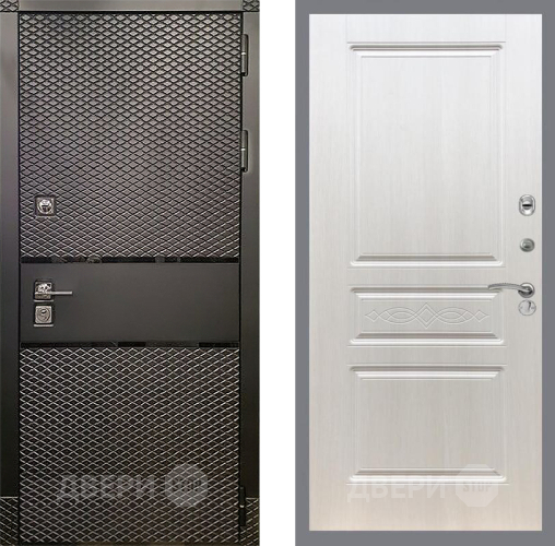 Входная металлическая Дверь Рекс (REX) 15 Черный Кварц FL-243 Лиственница беж в Троицк