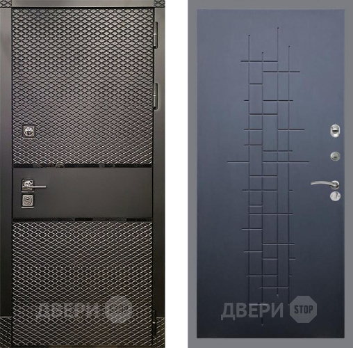 Входная металлическая Дверь Рекс (REX) 15 Черный Кварц FL-289 Ясень черный в Троицк