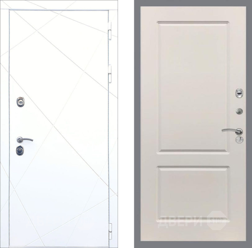 Входная металлическая Дверь Рекс (REX) 13 Силк Сноу FL-117 Шампань в Троицк