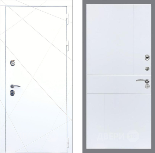 Входная металлическая Дверь Рекс (REX) 13 Силк Сноу FL-290 Силк Сноу в Троицк