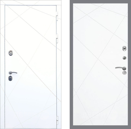 Входная металлическая Дверь Рекс (REX) 13 Силк Сноу FL-291 Силк Сноу в Троицк