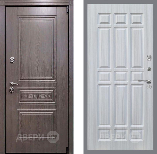 Входная металлическая Дверь Рекс (REX) Премиум-S FL-33 Сандал белый в Троицк