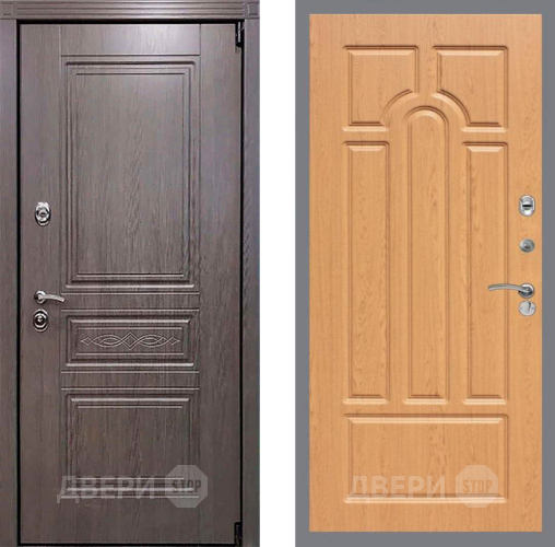 Входная металлическая Дверь Рекс (REX) Премиум-S FL-58 Дуб в Троицк