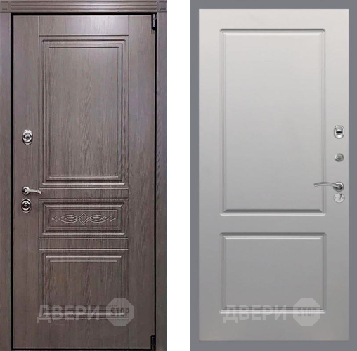 Входная металлическая Дверь Рекс (REX) Премиум-S FL-117 Грей софт в Троицк