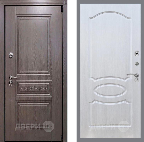 Входная металлическая Дверь Рекс (REX) Премиум-S FL-128 Лиственница беж в Троицк