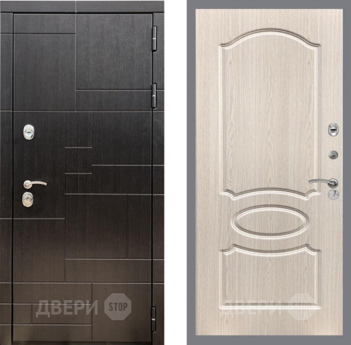 Входная металлическая Дверь Рекс (REX) 20 FL-128 Беленый дуб в Троицк