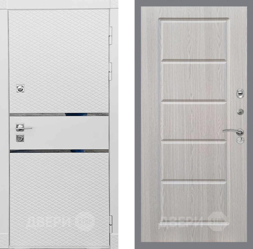 Входная металлическая Дверь Рекс (REX) 15 Силк Сноу FL-39 Беленый дуб в Троицк