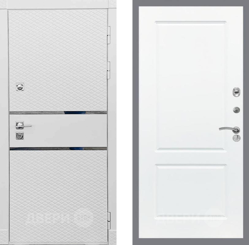 Входная металлическая Дверь Рекс (REX) 15 Силк Сноу FL-117 Силк Сноу в Троицк