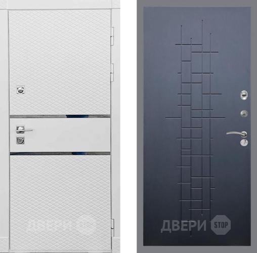 Входная металлическая Дверь Рекс (REX) 15 Силк Сноу FL-289 Ясень черный в Троицк