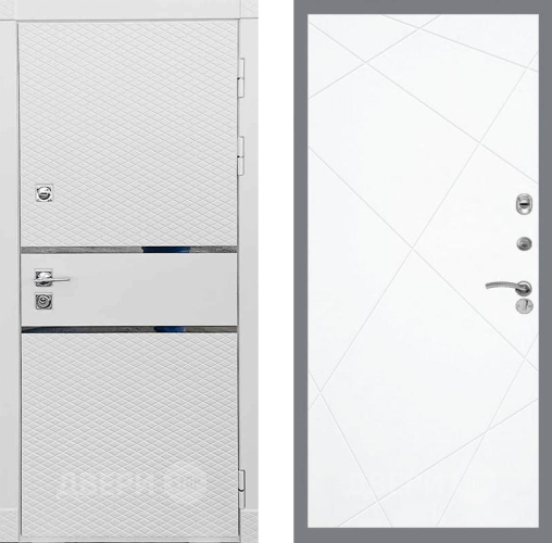 Входная металлическая Дверь Рекс (REX) 15 Силк Сноу FL-291 Силк Сноу в Троицк