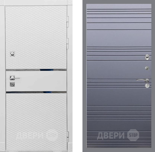 Входная металлическая Дверь Рекс (REX) 15 Силк Сноу Line Силк титан в Троицк