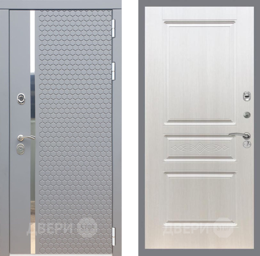 Входная металлическая Дверь Рекс (REX) 24 FL-243 Лиственница беж в Троицк